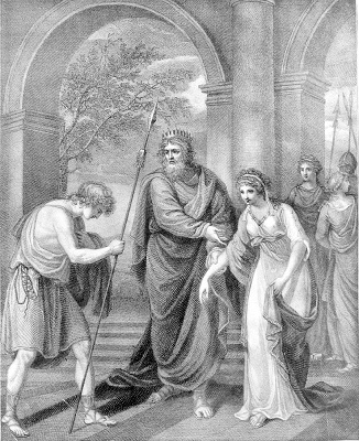 Saul Presenting His Daughter to David. Click to enlarge. See below for provenance.